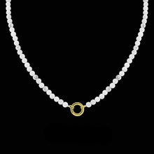 Load image into Gallery viewer, Wanderlust Bail Gemstone Necklace – Howlite