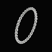 Load image into Gallery viewer, Barbed Wire Stacking Ring – Stainless