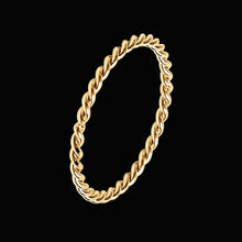 Load image into Gallery viewer, Barbed Wire Stacking Ring – Gold