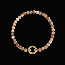 Load image into Gallery viewer, Wanderlust Bail Gemstone Bracelet – Picture Jasper