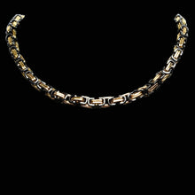 Load image into Gallery viewer, Iron Saint Chain — Black &amp; Gold Riot — 10mm — 24"