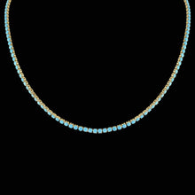 Load image into Gallery viewer, Blue Rebel Tennis Chain Necklace