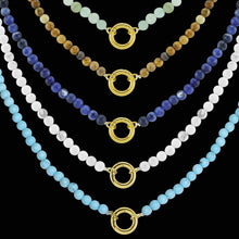 Load image into Gallery viewer, Wanderlust Bail Gemstone Necklace – Turquoise