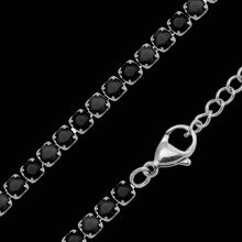 Load image into Gallery viewer, Black Out Tennis Chain - 16"