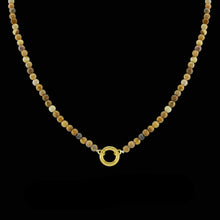 Load image into Gallery viewer, Wanderlust Bail Gemstone Necklace – Picture Jasper