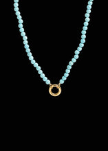 Load image into Gallery viewer, Wanderlust Bail Gemstone Necklace – Turquoise