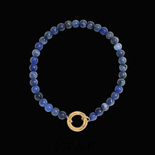 Load image into Gallery viewer, Wanderlust Bail Gemstone Bracelet – Sodalite