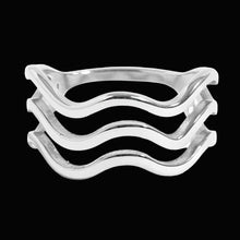 Load image into Gallery viewer, High Tide Triple Wave Ring