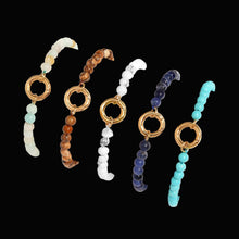 Load image into Gallery viewer, Wanderlust Bail Gemstone Bracelet – Sodalite