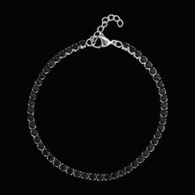 Load image into Gallery viewer, Black Out Tennis Bracelet