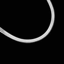 Load image into Gallery viewer, Silver Tongue Herringbone – 5.5mm – 16"