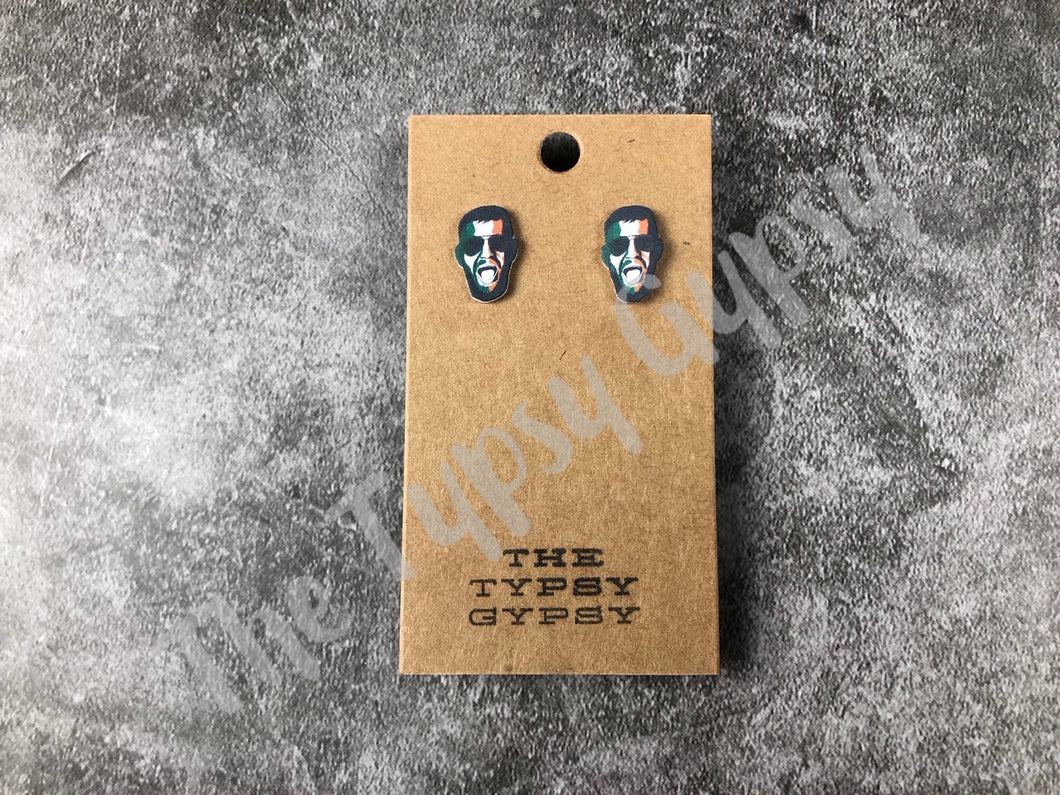 Famous Faces Irish Conor Earrings