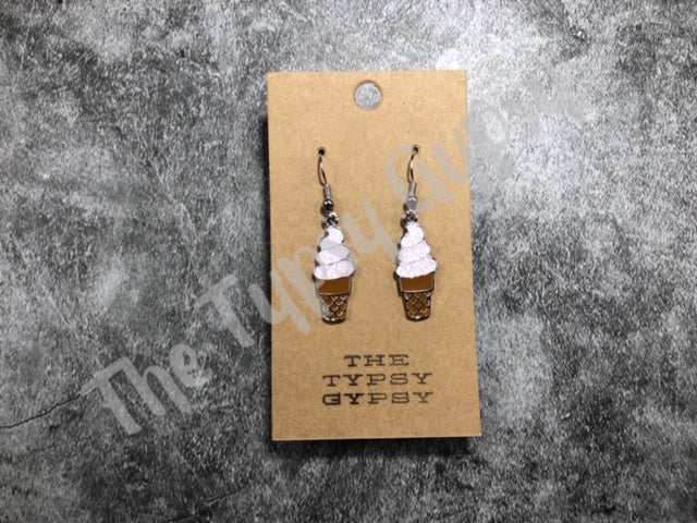 Ice Cream Cone Earrings