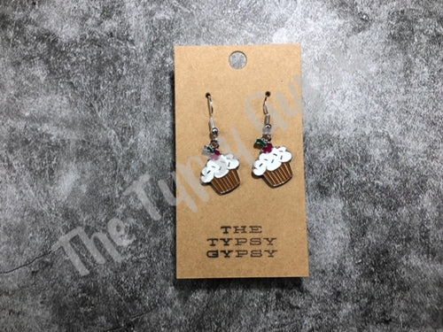 Cupcake Earrings