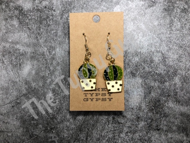 Barrel Cactus Earrings