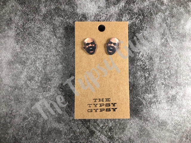 Famous Faces Jon Bones Jones Earrings