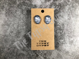 Famous Faces Johnn Wayne Gacy Mugshot Earrings