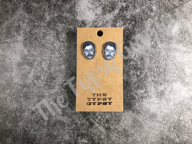 Famous Faces Edmund Kemper Mugshot Earrings