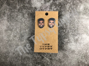 Famous Faces Cowboy Zeke Earrings