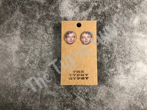 Famous Faces Jeffrey Dahmer Mugshot Earrings