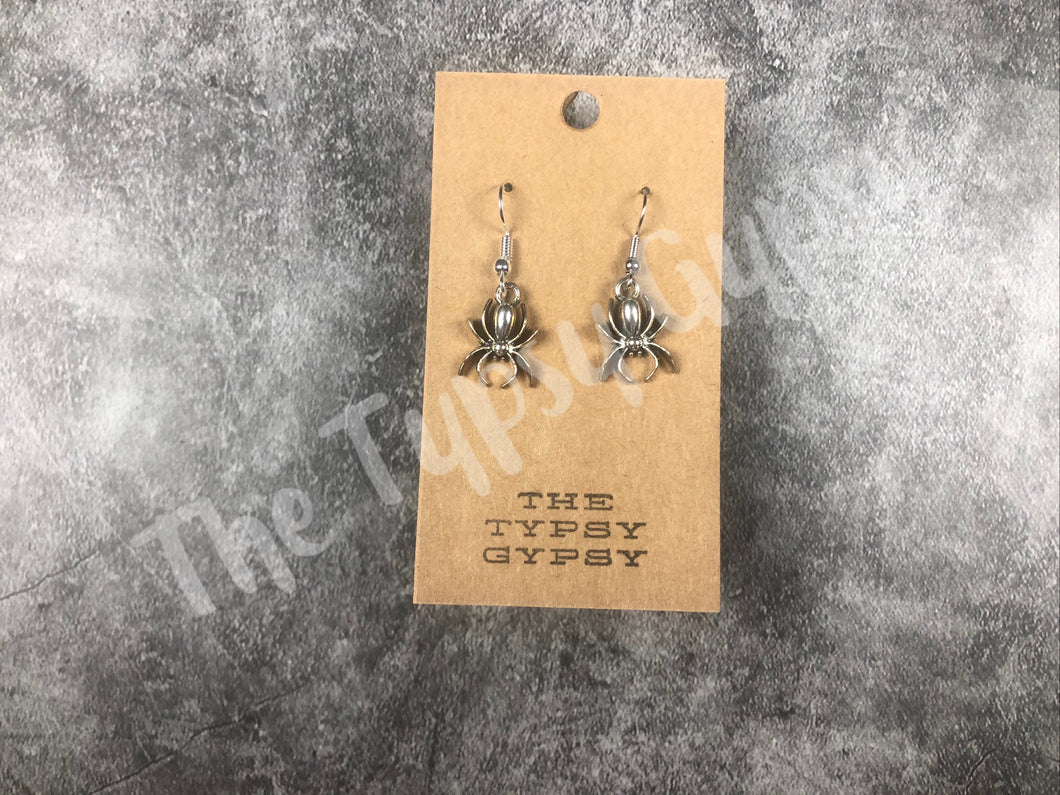 Small Spider Earrings
