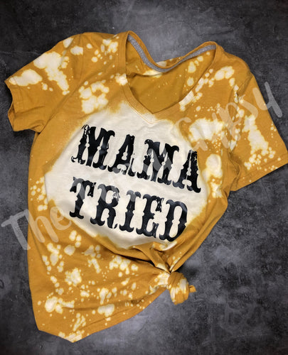 Acid Wash Mama Tried Shirt